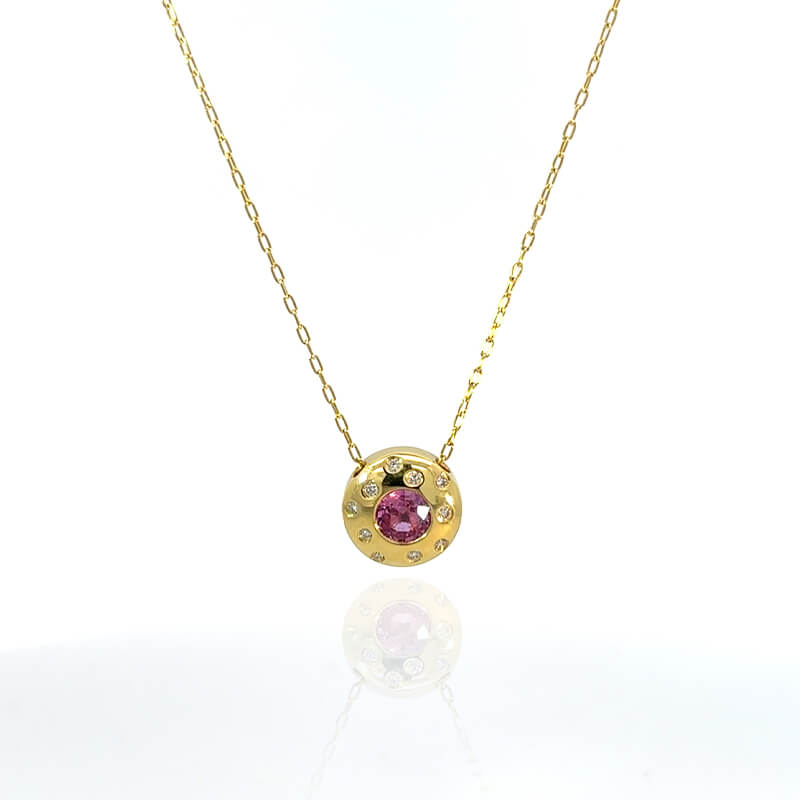 Lauren K Pink Sapphire Bella Necklace