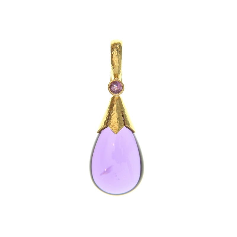 Amethyst Drop Pendant