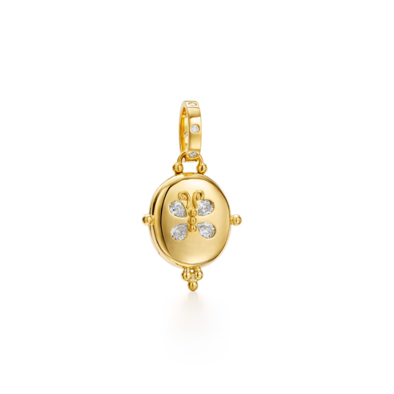 Temple St. Clair 18K Butterfly Locket