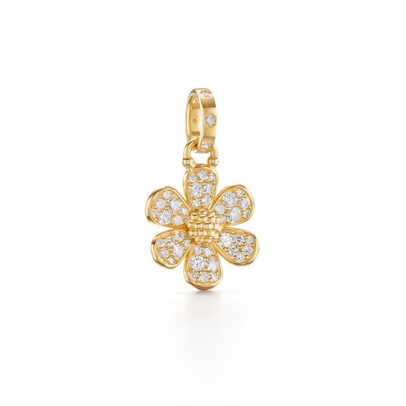 Temple St. Clair 18K Snow Flower Pendant