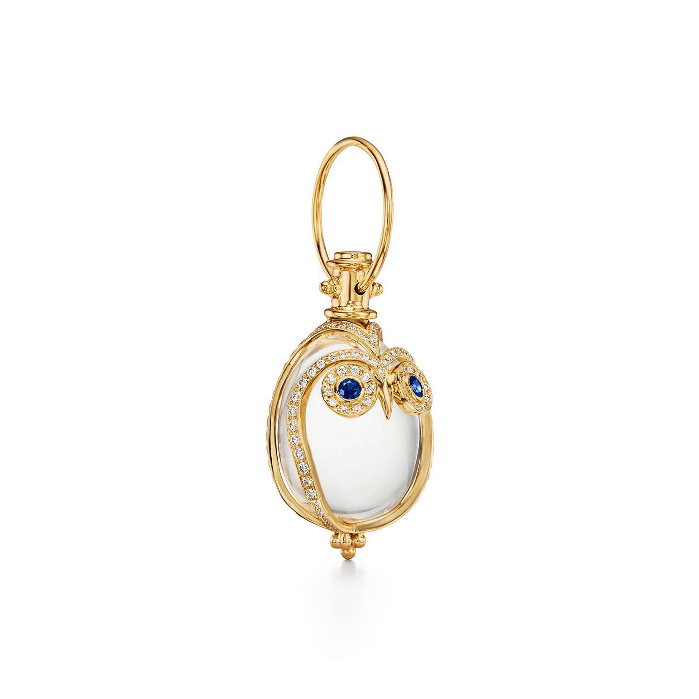 Temple St. Clair 18K Owlet Amulet