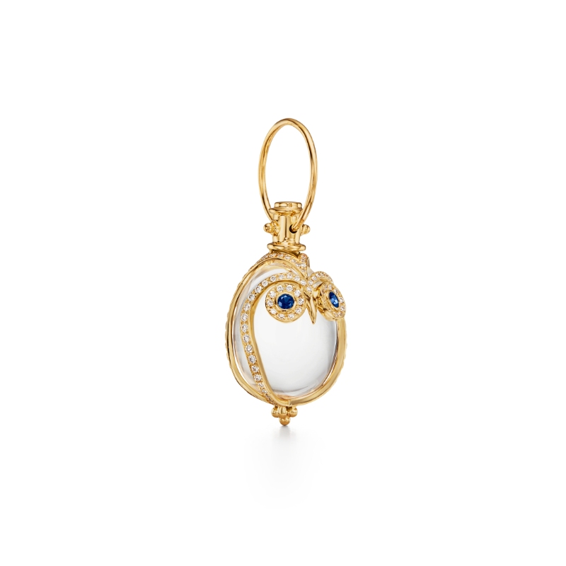 Temple St. Clair 18K Owl Amulet