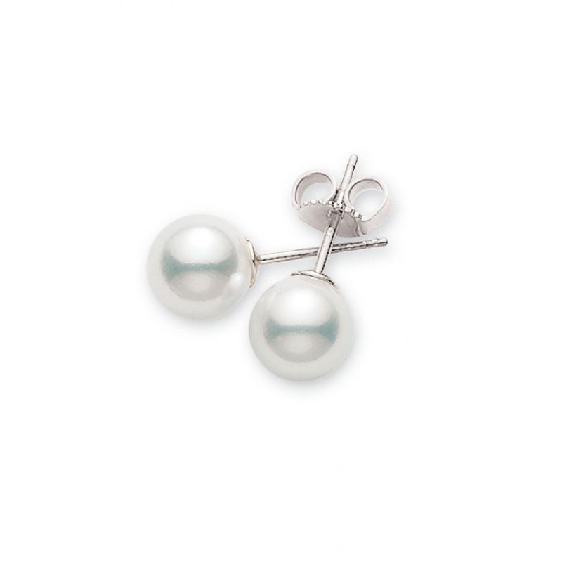 Mikimoto 7Mm-7.5Mm Akoya Cultured Pearl Stud Earrings