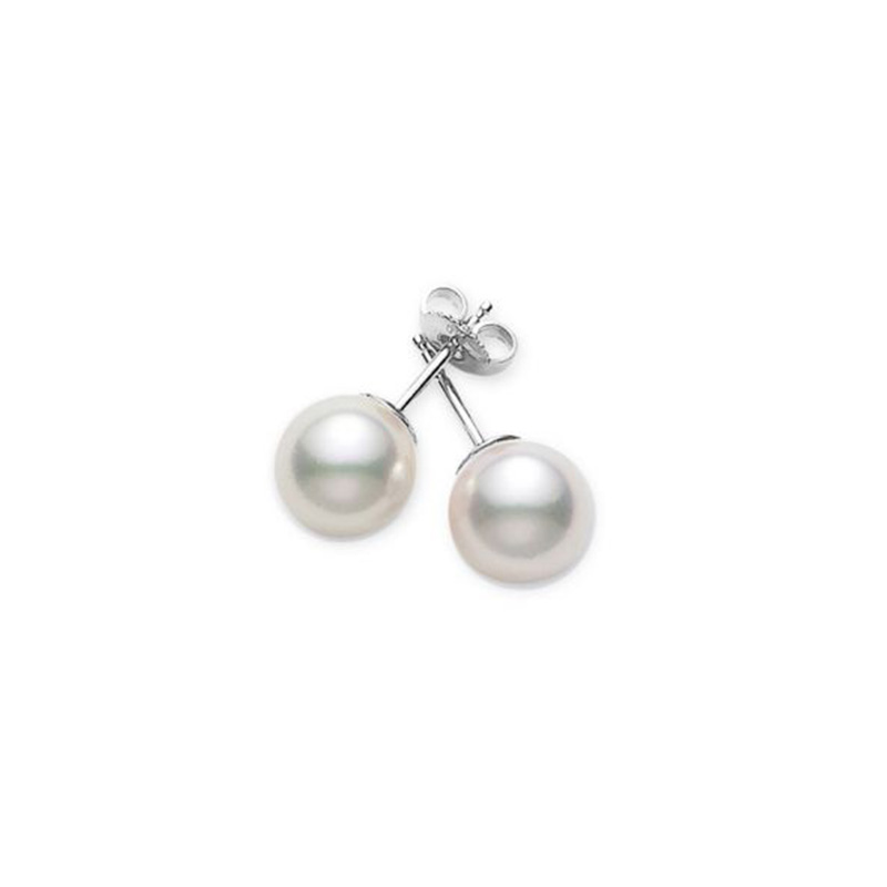 Mikimoto 7.5-8Mm A Akoya Pearl Stud Earrings