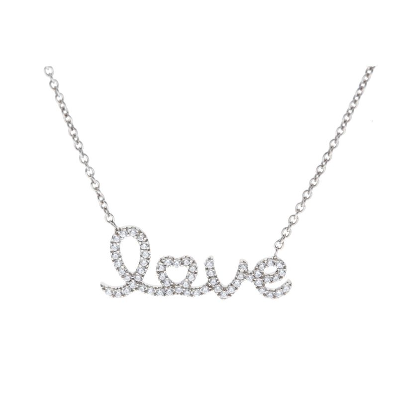 Deutsch Signature Diamond Love Necklace