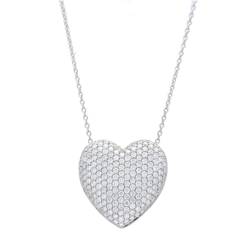 Deutsch Signature Diamond Heart Pendant