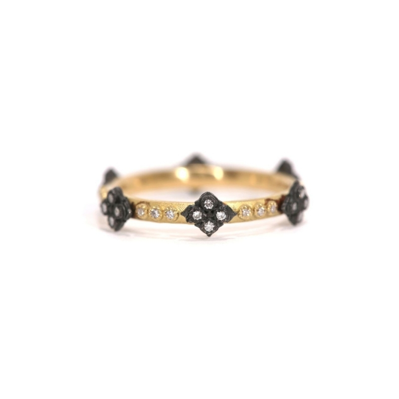 Old World Yg Crivelli Stack Ring