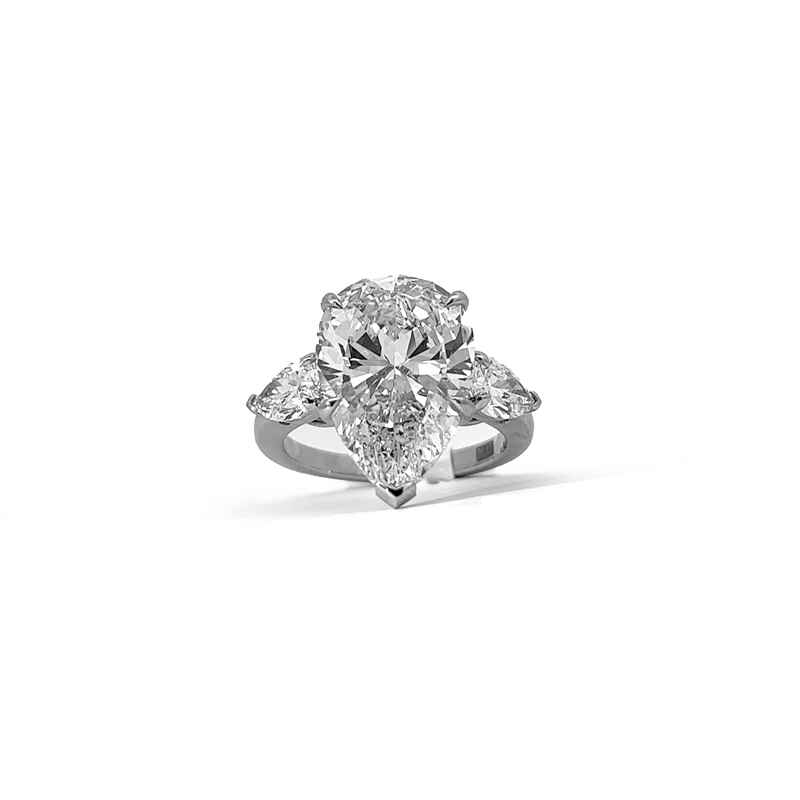 Platinum 3-Stone Ring