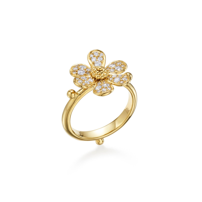 Temple St. Clair 18K Snow Flower Ring