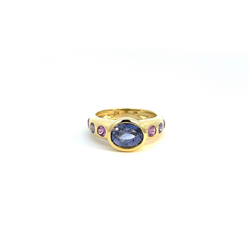 Lauren K Blue Sapphire Samira Ring