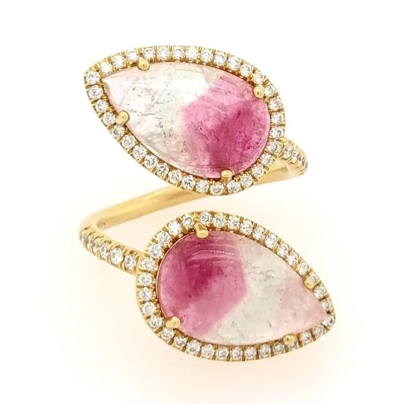 Lauren K Diya Watermelon Tourmaline Ring