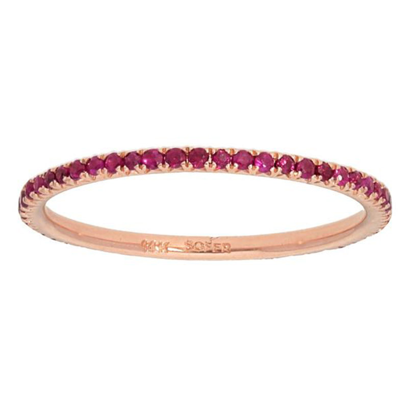 Deutsch Signature Ruby Eternity Band