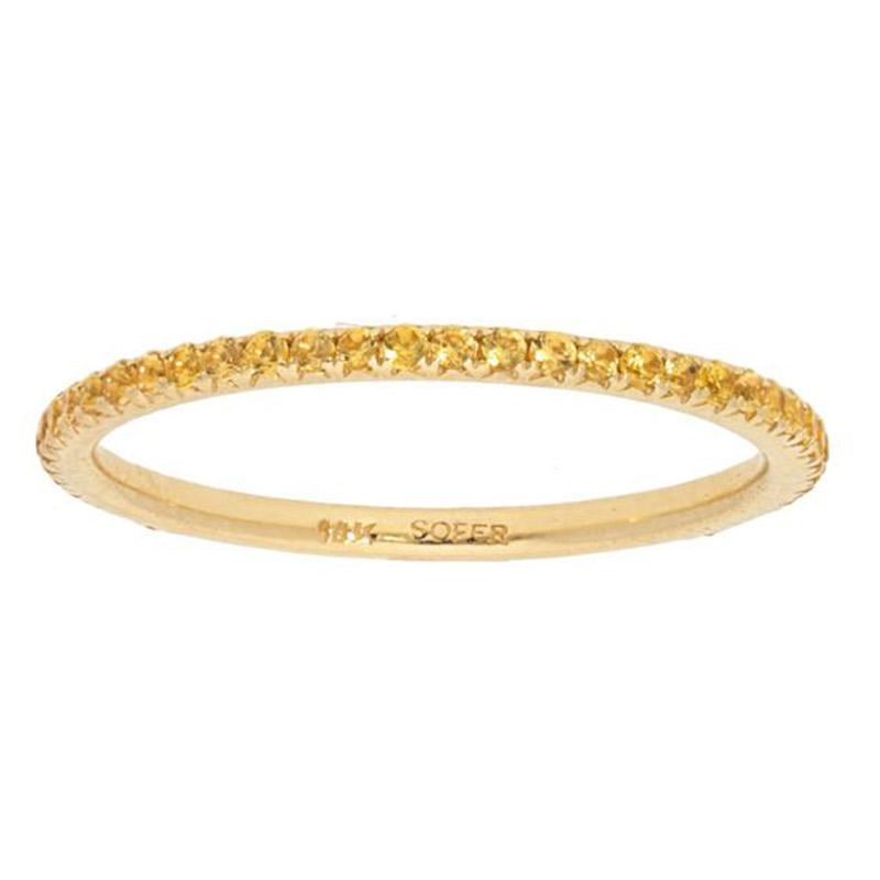 Deutsch Signature Yellow Sapphire Eternity Band