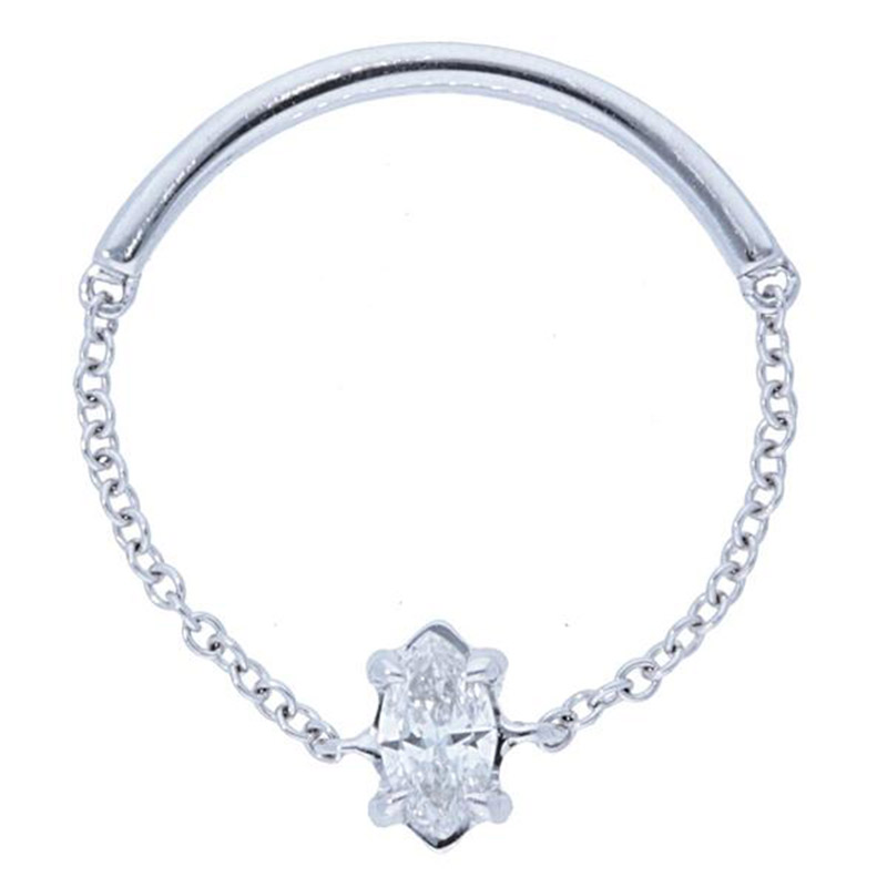 Deutsch Signature Marquise Diamond Chain Ring