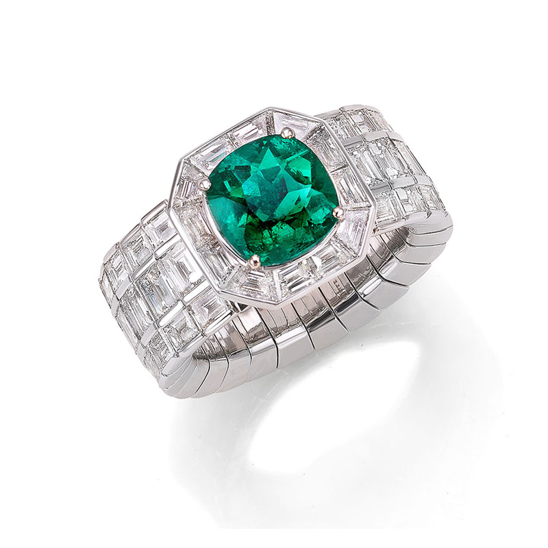 Xpandable™  Emerald ring