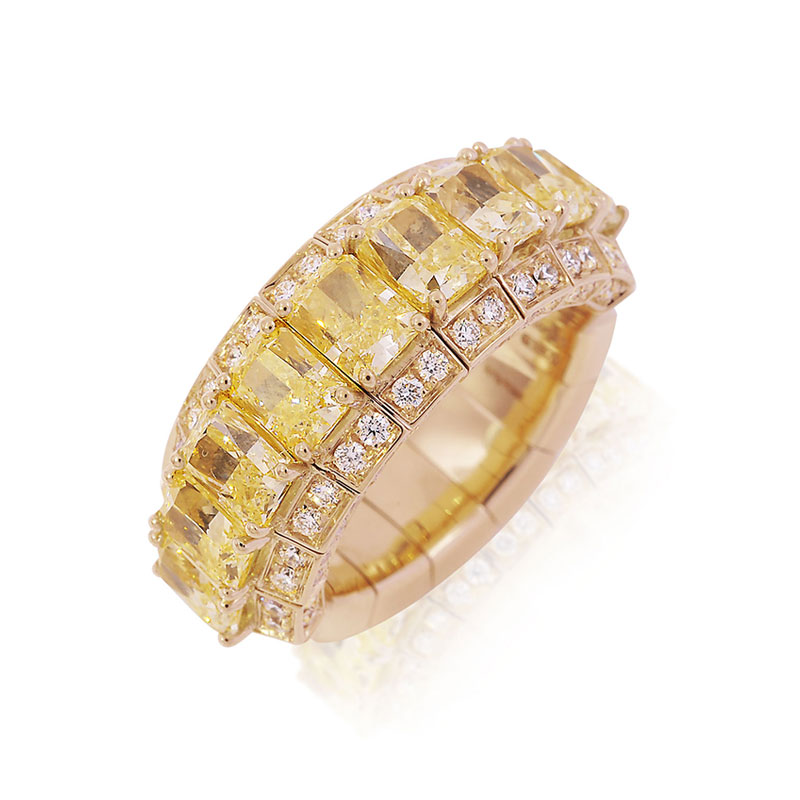 Xpandable™  Yellow Diamond ring