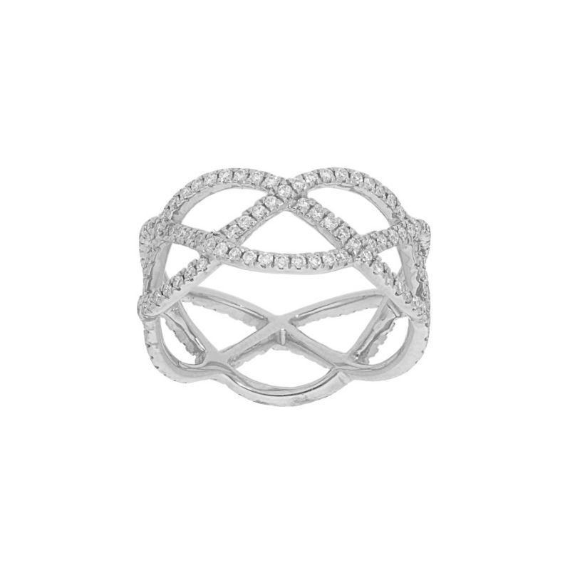 Deutsch Signature Open Criss Cross Ring