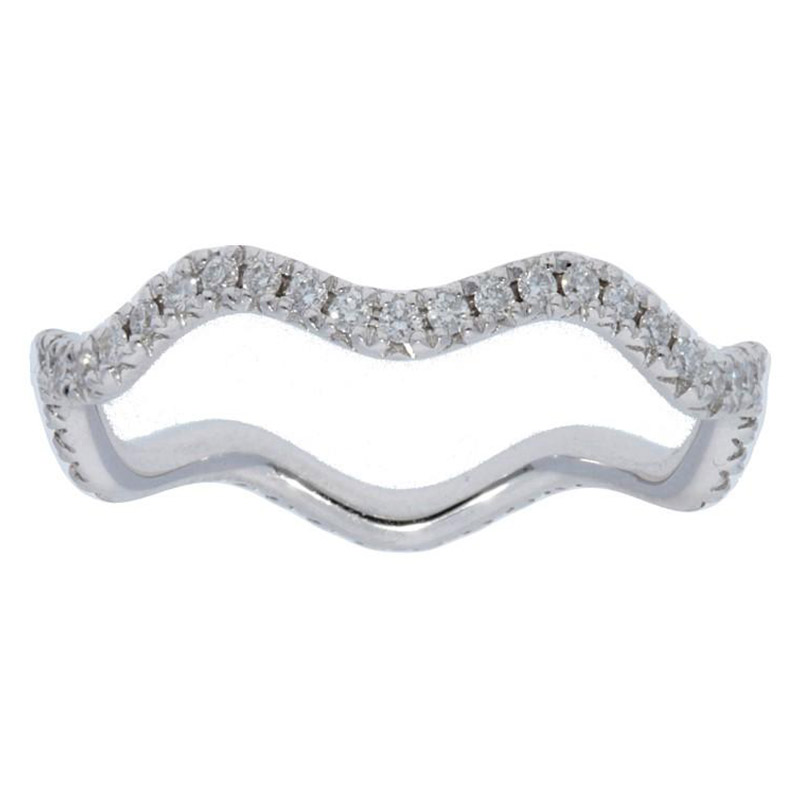 Deutsch Signature Wavy Diamond Ring