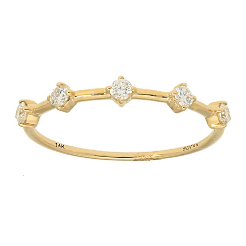 Deutsch Signature 5 Tiny Diamonds Fashion Band