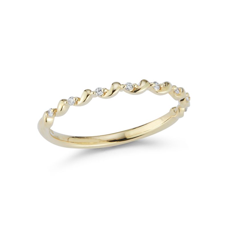 Deutsch Signature Diamond Wave Ring