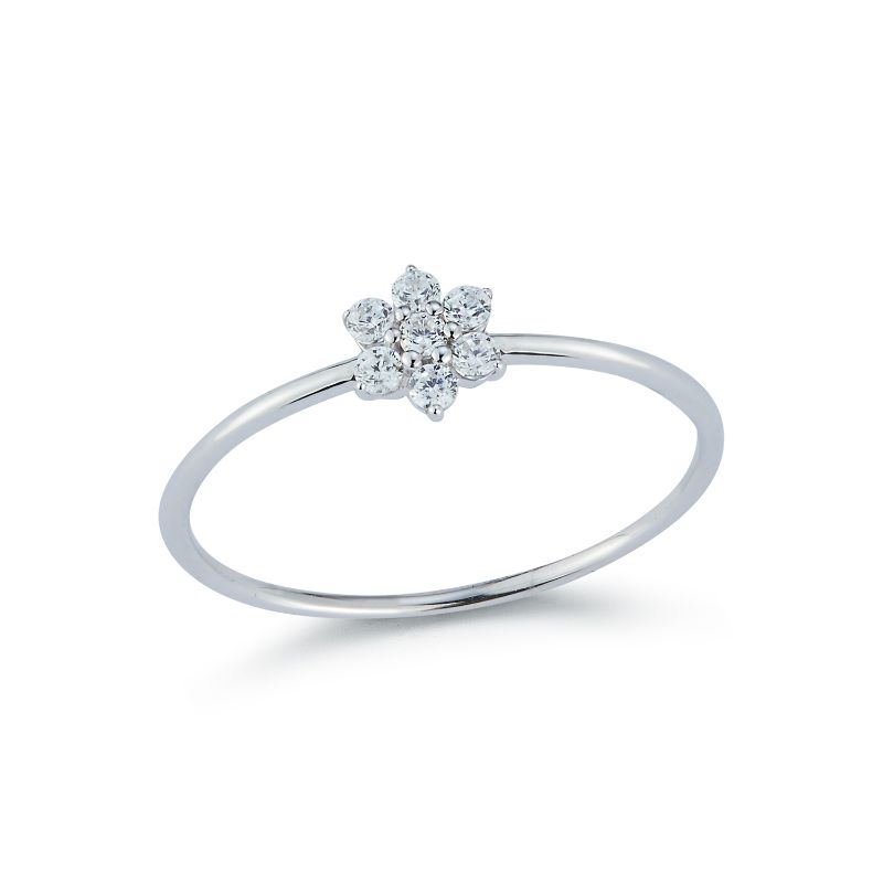 Deutsch Signature Diamond Flower Ring