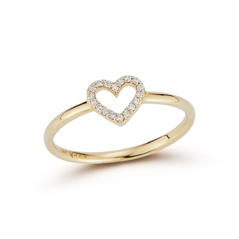 Deutsch Signature Open Diamond Heart Ring