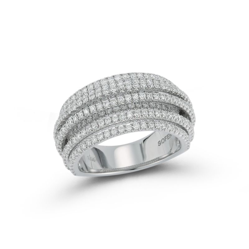 Deutsch Signature 8 Row Diamond Ring