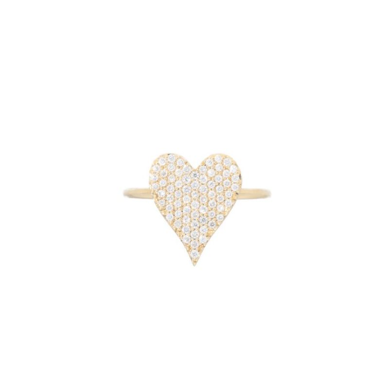 Deutsch Signature Pave Diamond Heart Ring