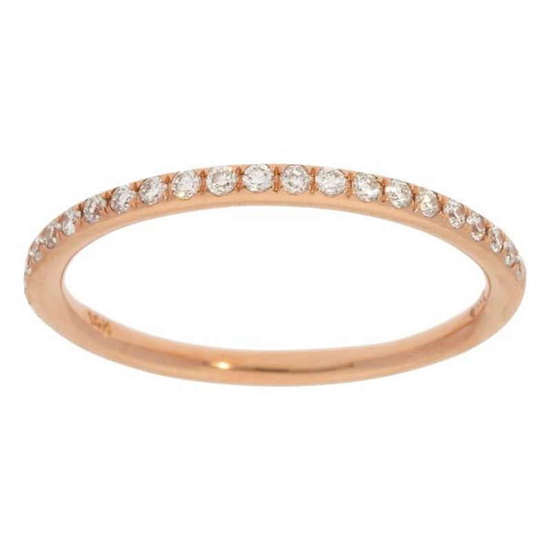 Deutsch Signature 1/2 Way Around Diamond Stackable Band