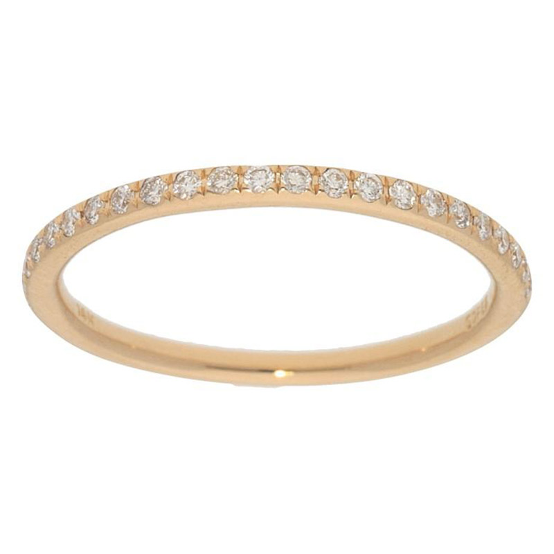 Deutsch Signature 1/2 Way Around Diamond Stackable Band