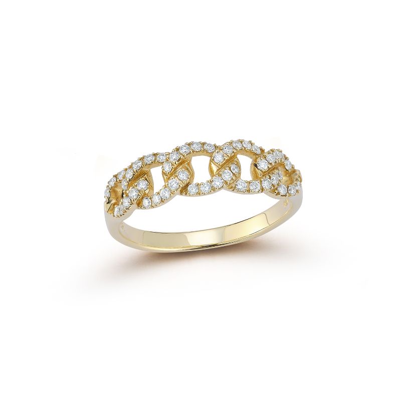 Deutsch Signature Diamond Open Chain Ring