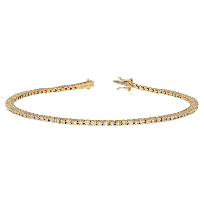 Deutsch Signature Diamond Tennis Bracelet