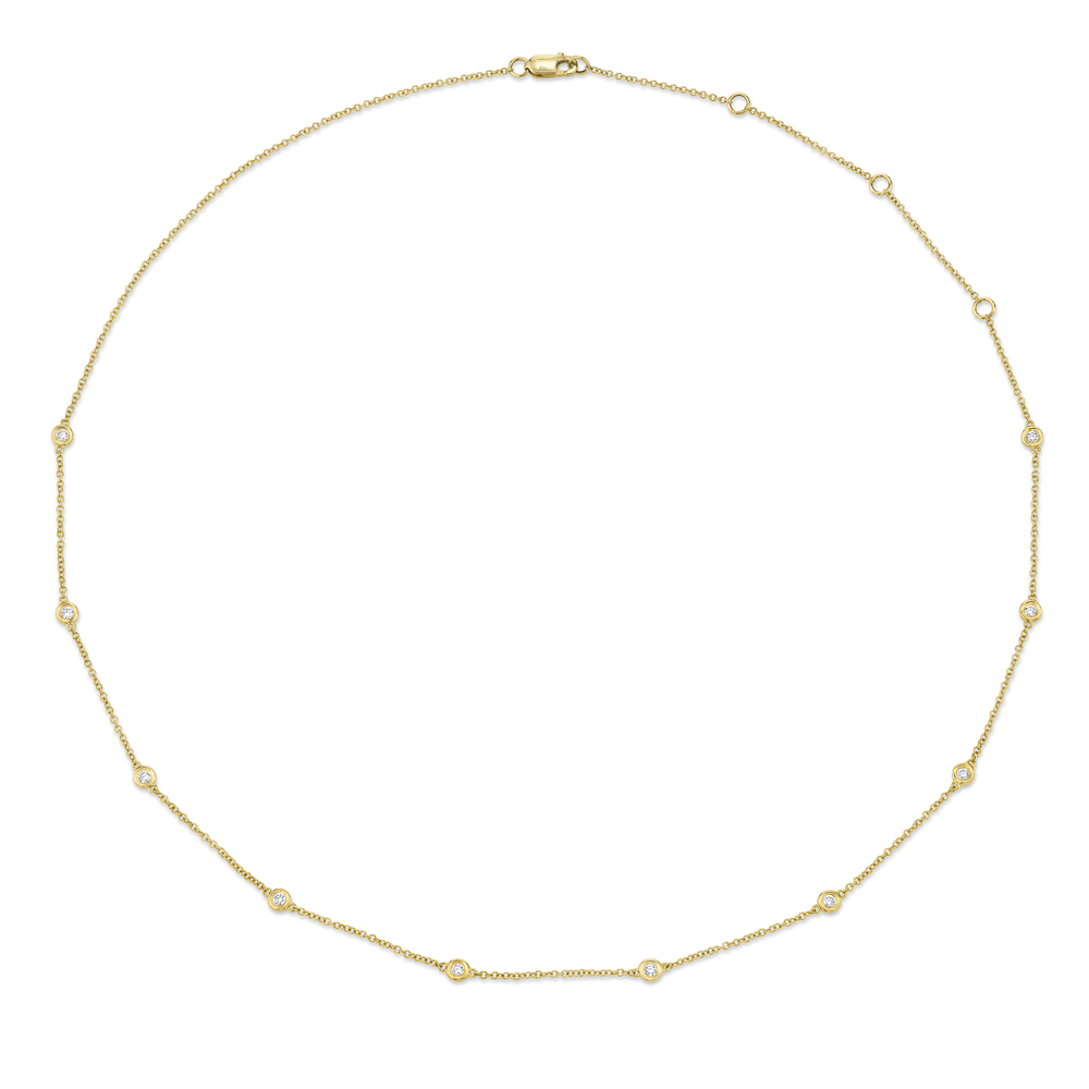 Deutsch Signature 0.28Ct 18 Diamonds By The Yard Chain