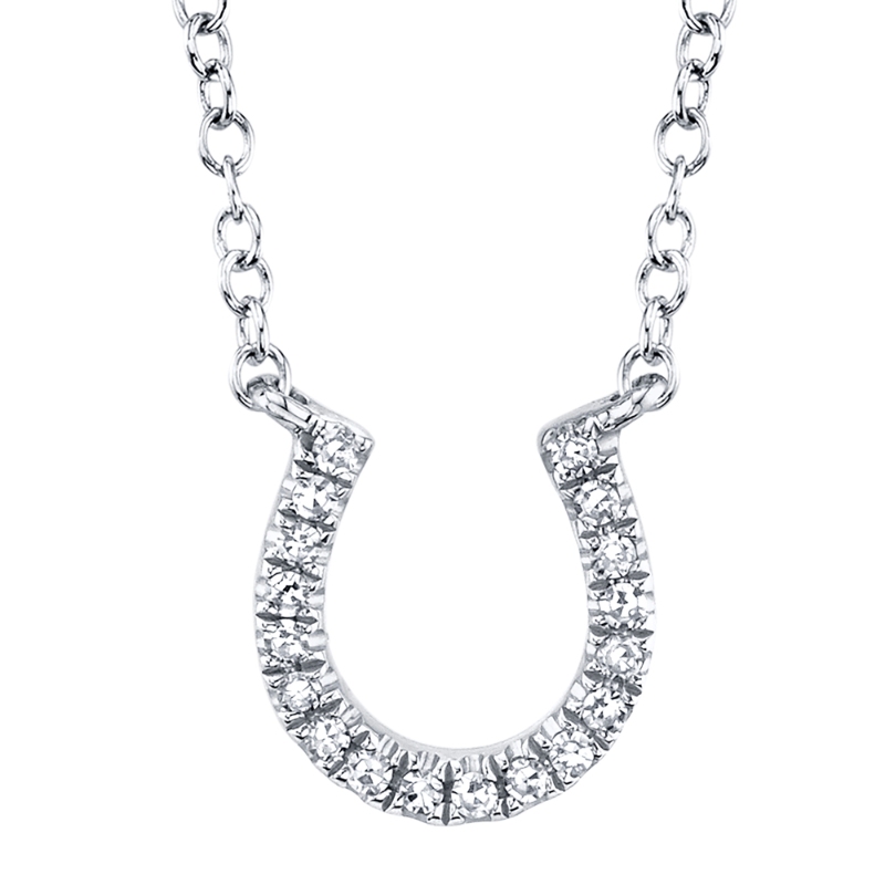 Deutsch Signature 0.06Ct Round Diamond Pave Necklace