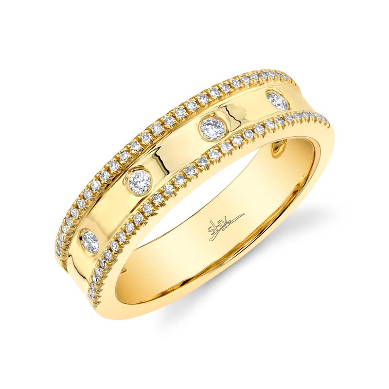 Deutsch Signature 0.23Ct 14K Yellow Gold Diamond Lady'S Ring