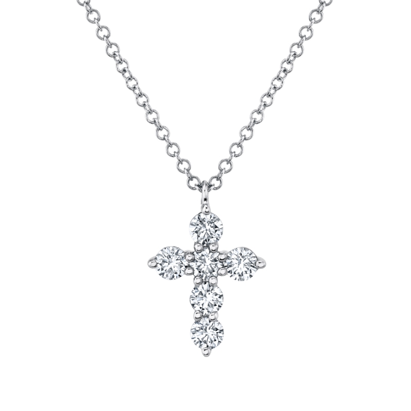 Deutsch Signature 0.50Ct Diamond Cross Necklace