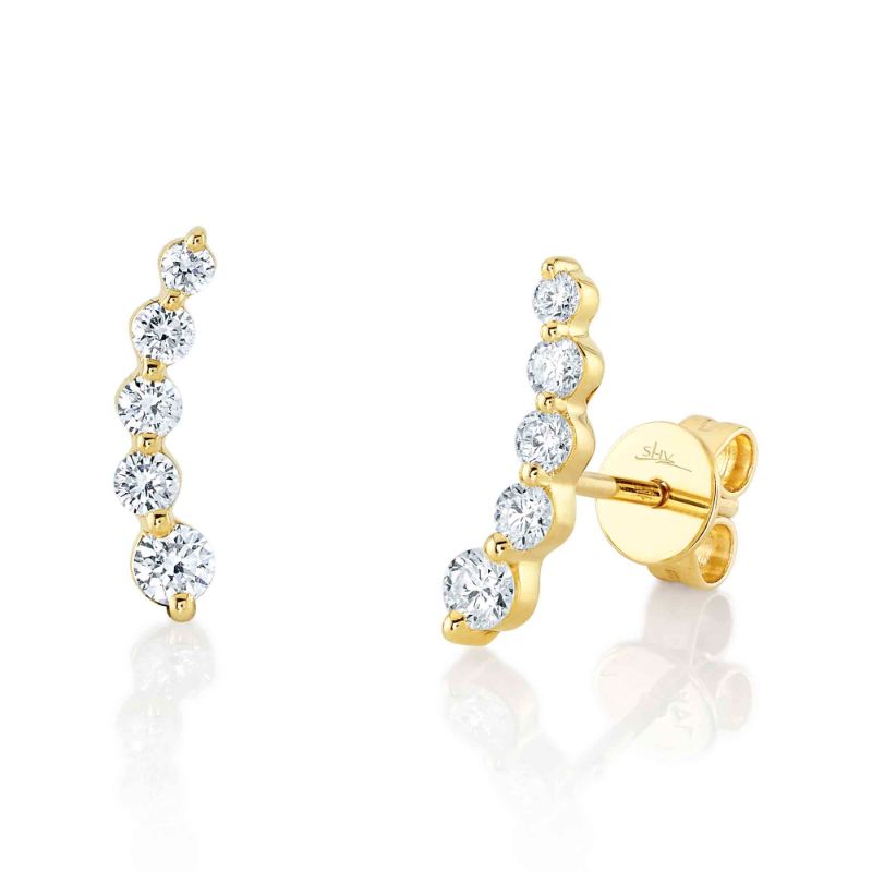 Deutsch Signature 0.47Ct Shared Prong Earrings