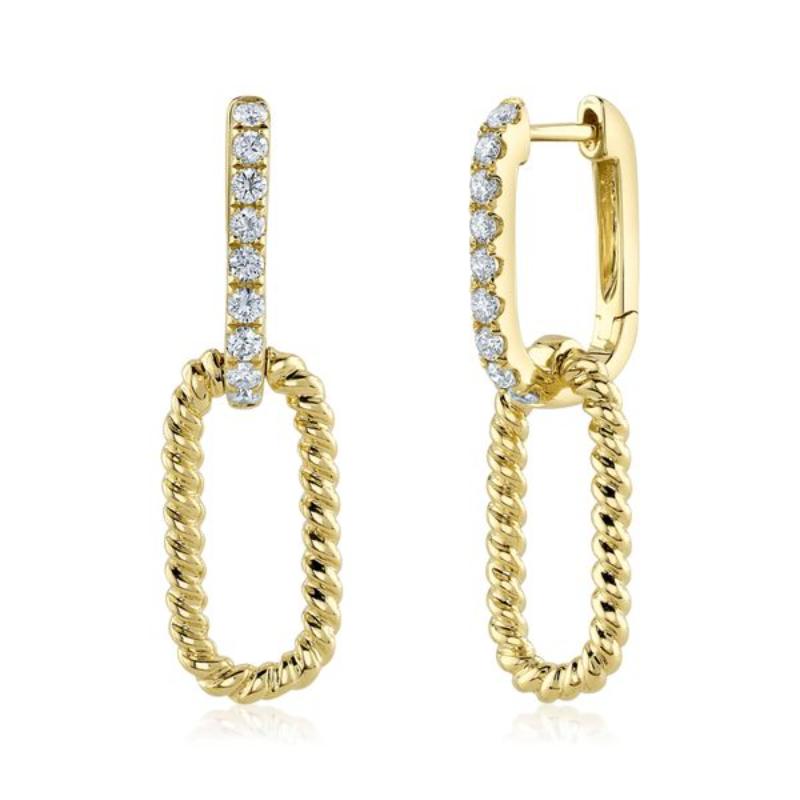 Deutsch Signature 0.35Tw Diamond Drop Earrings
