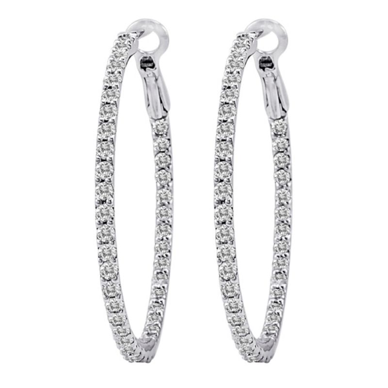 Deutsch Signature Inside Out Hoop Earrings