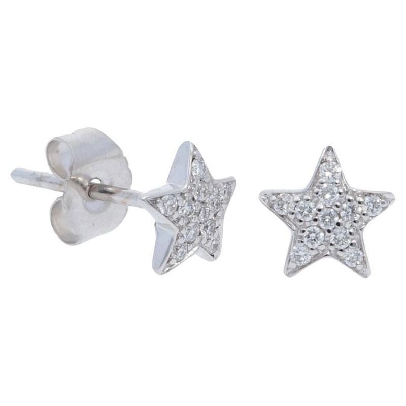 Deutsch Signature Diamond Star Stud Earrings