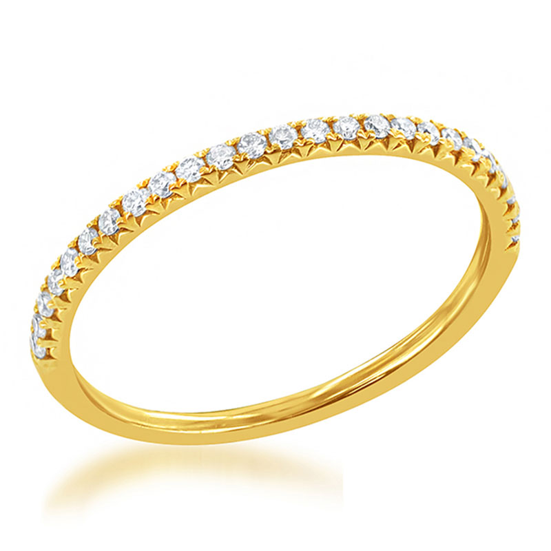 Deutsch Signature 1/2 Way Around Diamond Stackable Band