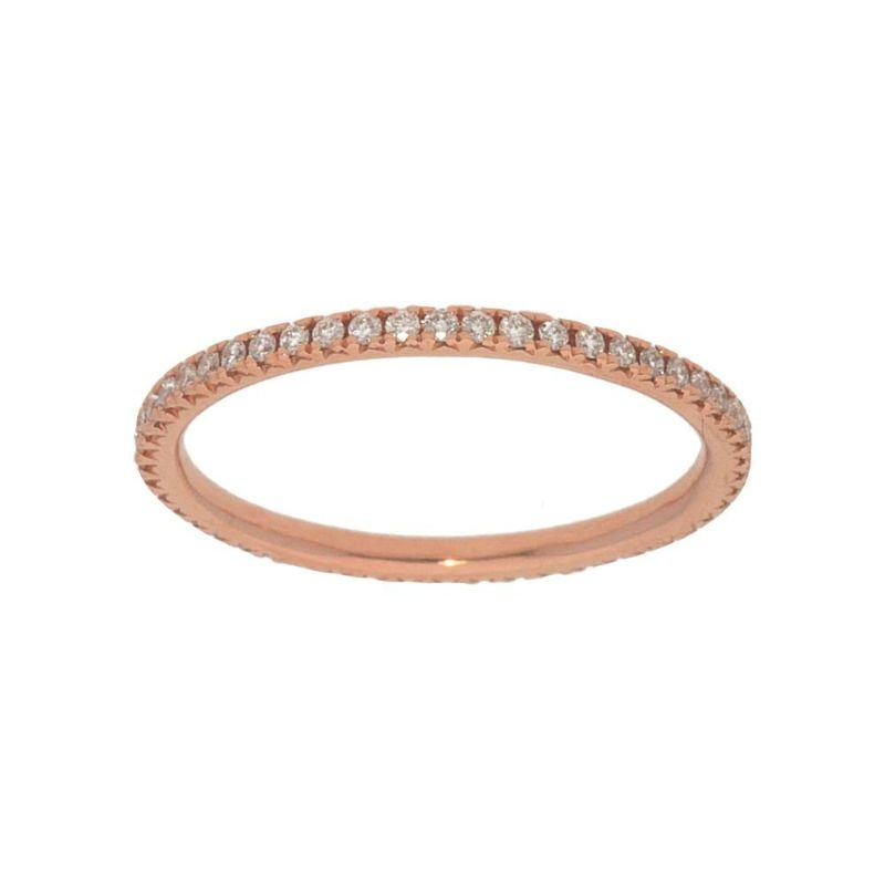 Deutsch Signature Champagne Diamond Eternity Stackable Ring