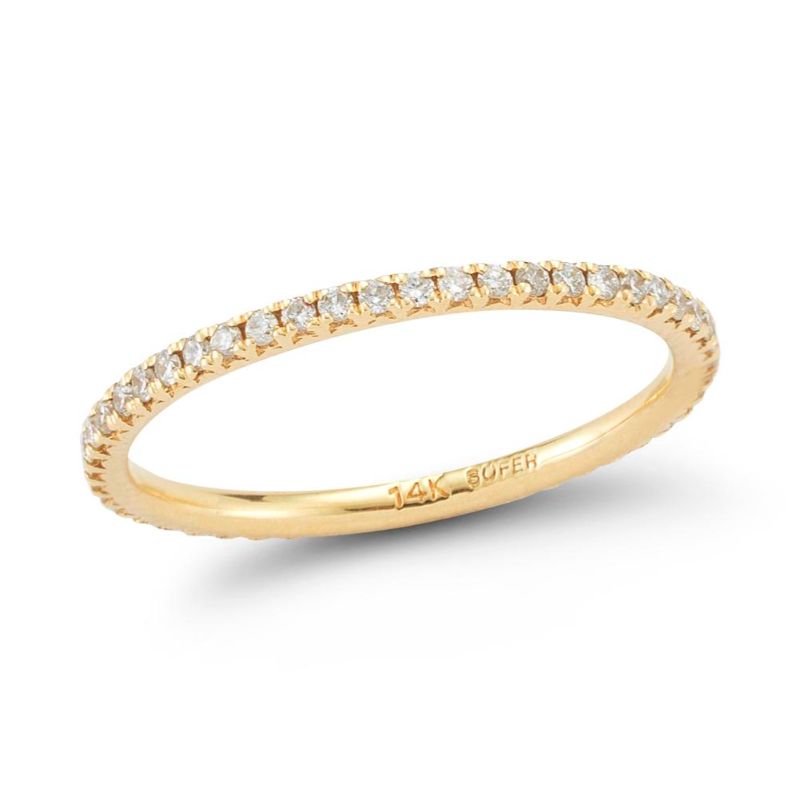 Deutsch Signature 1/2 Way Around Diamond Stackable Band