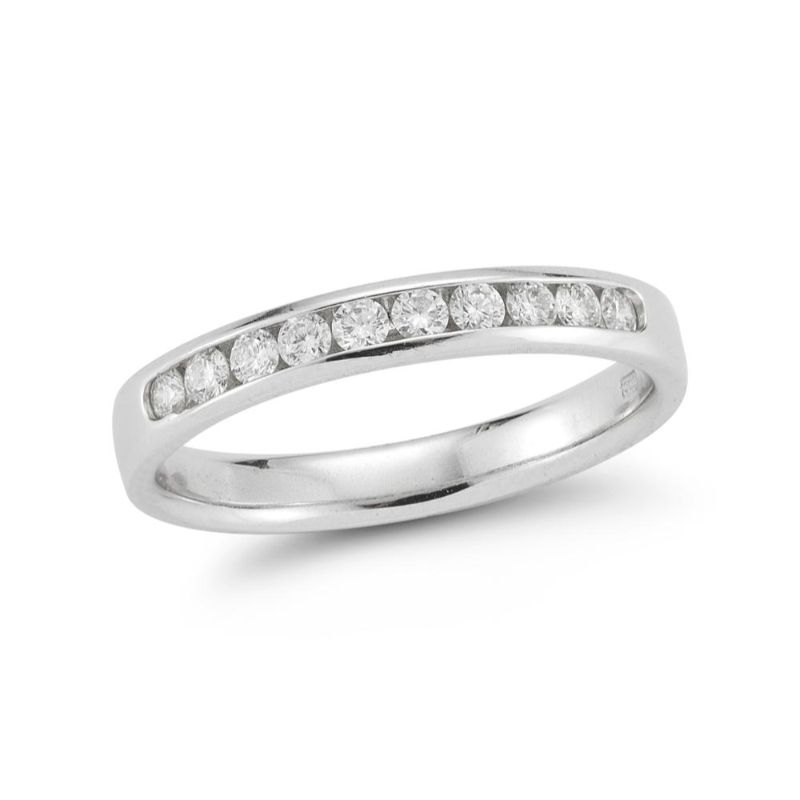 Deutsch Signature 10 Diamond Channel Set Band