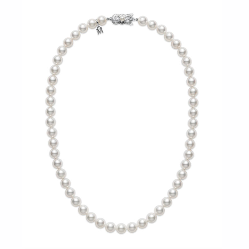 Mikimoto Choker Cultured Pearls 7x6.5mm A 16