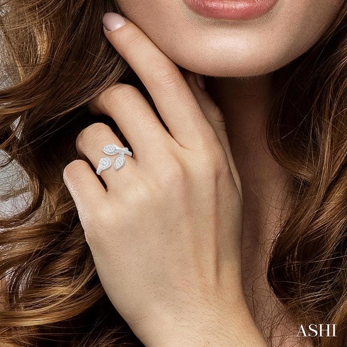 Mixed Shape Lovebright Diamond Fashion Open Ring