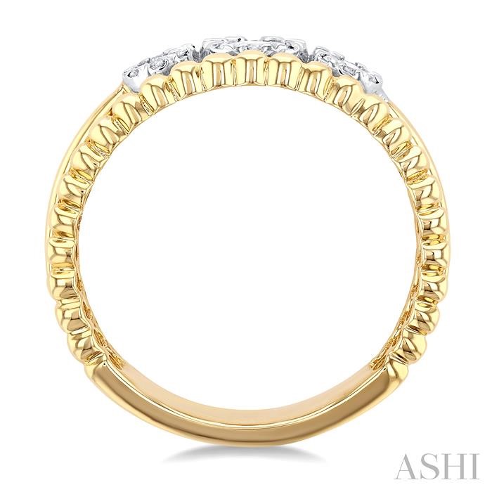 Bead Bijoux Round Shape Past Present & Future Lovebright Diamond Ring