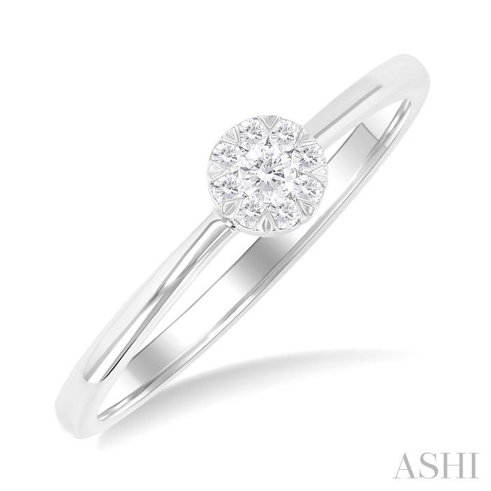 Round Shape Lovebright Petite Diamond Fashion Ring