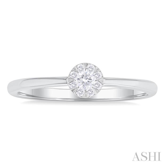 Round Shape Lovebright Petite Diamond Fashion Ring