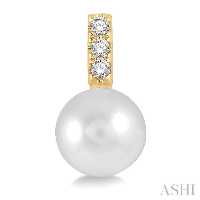 Pearl & Diamond Fashion Earrings